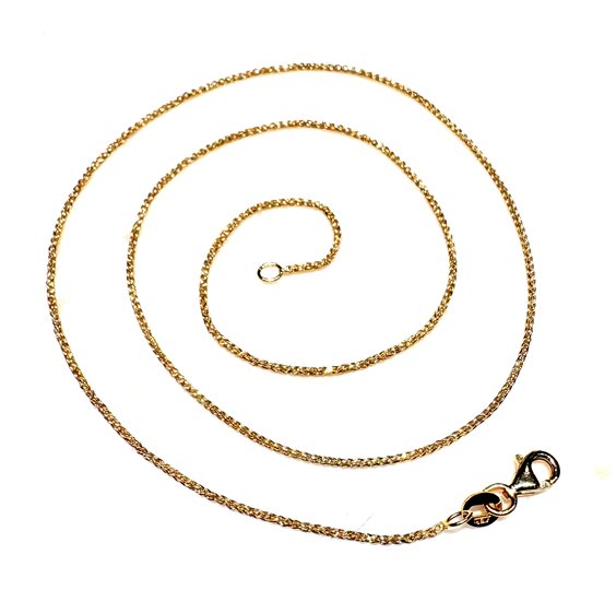 Collier Sommer CATENAME in Or jaune SPIGA DIAMANTATA 50 CM PI Q/C 2.90 G - SPIGA DIAMANTATA 50 CM PI Q/C 2.90 G